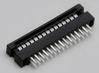 TRU COMPONENTS TC-2506344 Federleiste mit Flachkabelabgang Rastermaß: 2 mm Polzahl Gesamt: 12 Anzahl Reihen: 2 1 St.