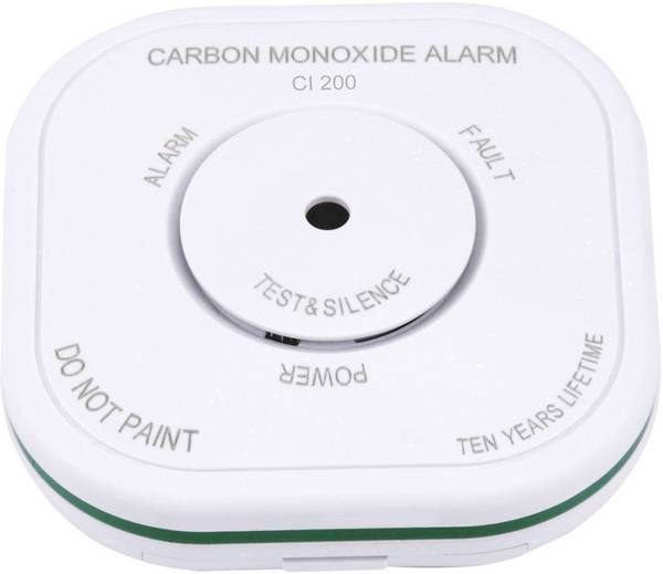 Kohlenmonoxid Warnmelder CI 200 für Alarmsysteme weiß