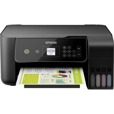 Epson EcoTank ET-2720 Farb Tintenstrahl Multifunktionsdrucker  A4 Drucker, Scanner, Kopierer WLAN, Tintentank-System