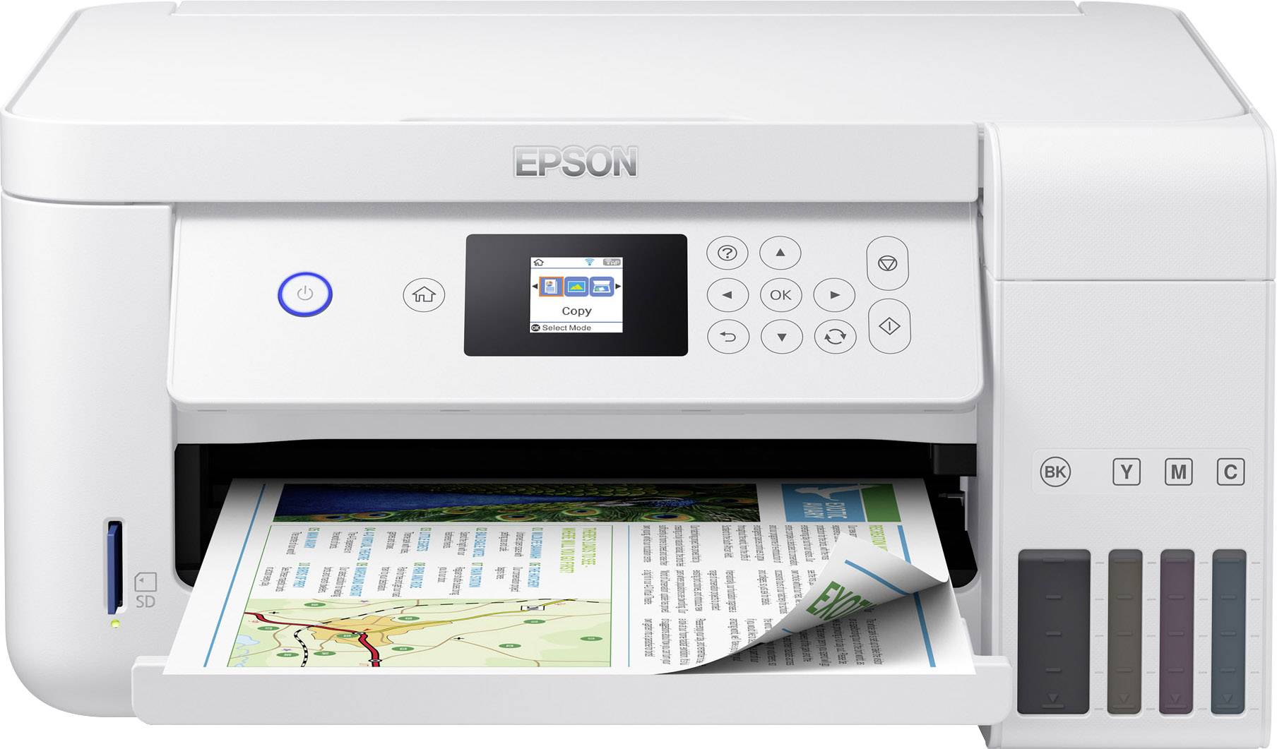 Epson EcoTank ET2756 Farb Tintenstrahl Multifunktionsdrucker A4 Drucker, Scanner, Kopierer WLAN