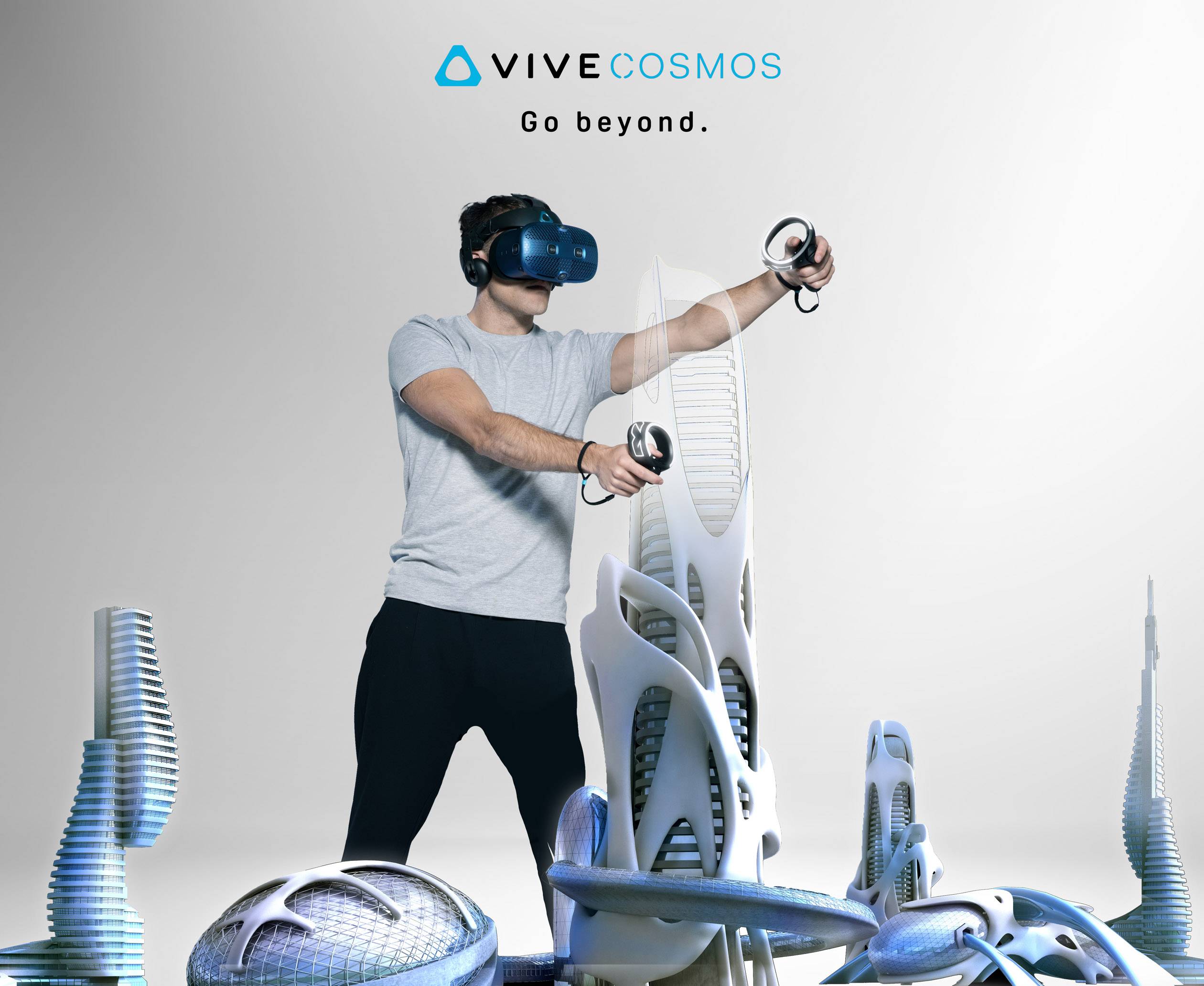 HTC Vive COSMOS Virtual Reality Brille Blau inkl. Bewegungssensoren, inkl. Controller, mit integriertem Soundsystem-19