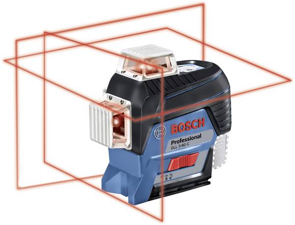 Bosch Professional GLL 3-80 C (Karton) Linienlaser   Reichweite (max.): 120 m