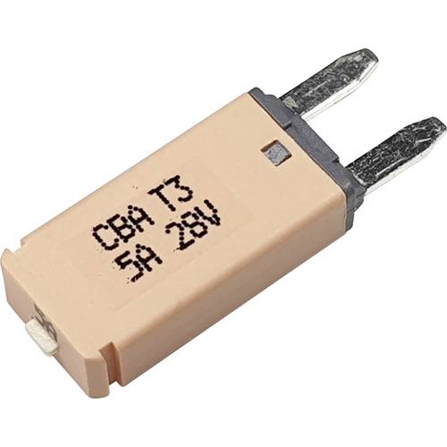 Hansor Circuit Breaker Mini, type 3. Manual Reset, 5A CBA3 Series 5A Sicherungsautomat Standard Flachsicherung 5 A Hellb...