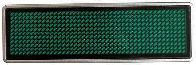 upscreen LED-Namensschild Grün 44 x 11 Pixel (B x H x T) 93 x 30 x 6 mm 125907