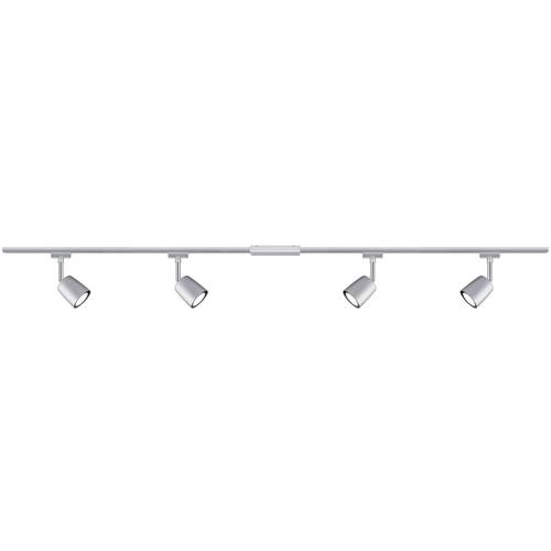 Paulmann Cover Schienen-Komplett-System URail GU10 40 W LED Chrom, Chrom (matt)