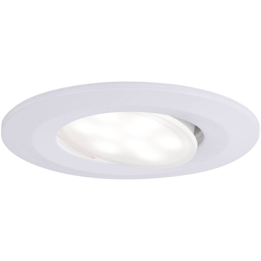 Paulmann 99934 Calla LED-inbouwlamp voor badkamer 5.5 W Warmwit, Neutraalwit, Daglichtwit Wit (mat)