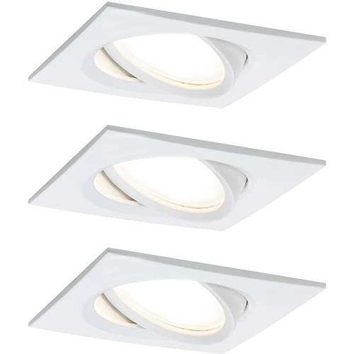 Paulmann 93678 LED-Einbauleuchte 3er Set 18 W Weiß (matt)