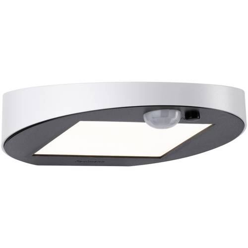 Paulmann 94247 Ryse Solar-Außenwandleuchte mit Bewegungsmelder EEK: G (A - G) 1.2 W Warmweiß Weiß