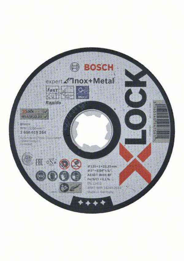 Bosch Accessories Bosch Power Tools 2608619264 Trennscheibe gerade 125 mm 1 St. Metall