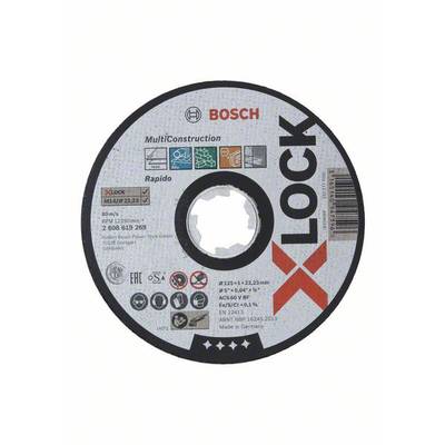 Bosch Accessories Bosch 2608619269 Trennscheibe gerade  125 mm 22.23 mm 1 St.