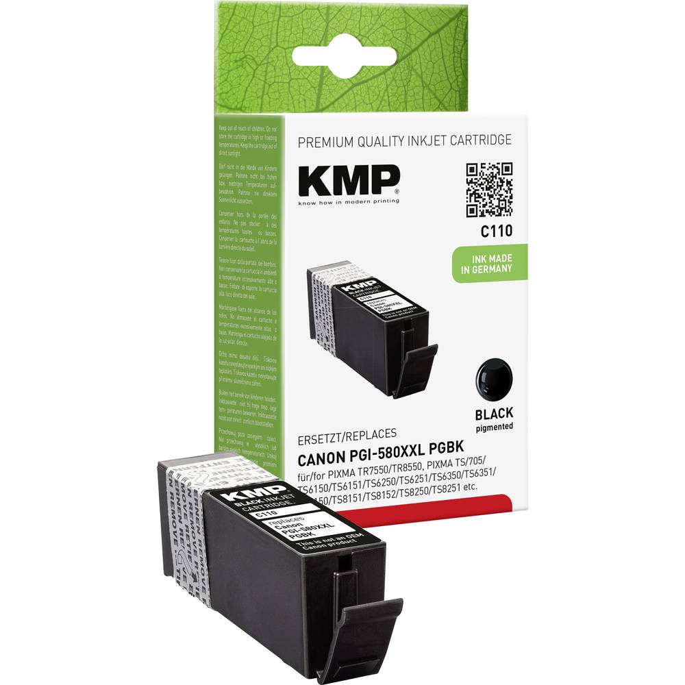 KMP 1576,0201 inktcartridge Compatible Zwart 1 stuk(s)