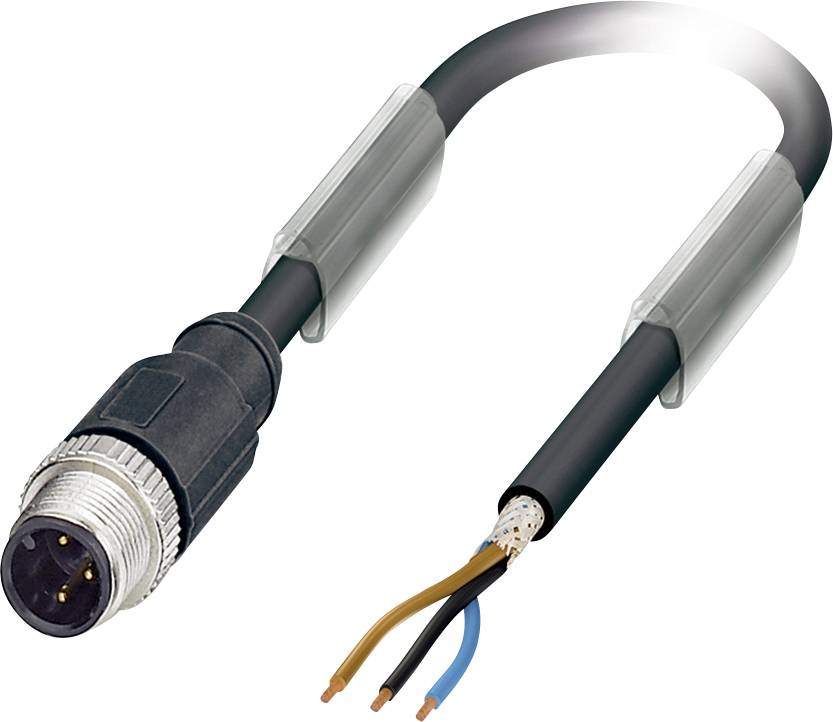 LAPP 22260453 Sensor-/Aktor-Datensteckverbinder, konfektioniert M12 Stecker 2.00 m Polzahl Sensoren: 3 1 St. Piece-0