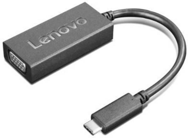 Lenovo USB 2.0 Adapter [1x USB-C® Stecker - 1x VGA-Buchse] USB-C®-Port - VGA-Anzeige-Adapter 0 mm