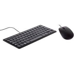 Image of Raspberry Pi® USB Tastatur, Maus-Set Deutsch, QWERTZ, Windows® Schwarz