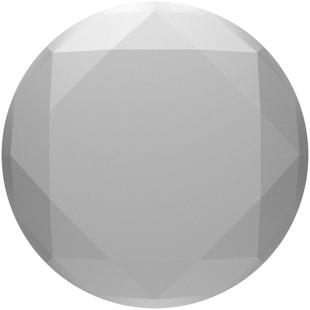 POPSOCKETS Metallic Diamond Silver GSM-standaard Zilver, Metallic