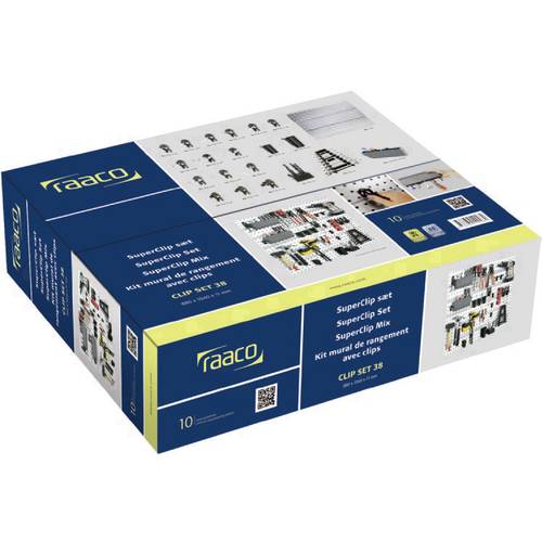 Thumbnail - raaco 120982 Lochplatten-Set Clip Set 38 (B x H x T) 1040 x 880 x 11 mm 1 Set