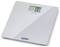 Eine digitale Personenwaage mit einem Display, das '0.0 kg' anzeigt. Maximales Gewicht: 180 kg. Marke: KERN. Schlichtes, modernes Design.