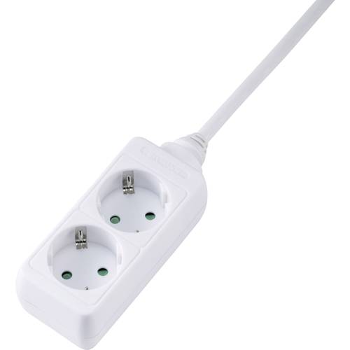 Sygonix SY-5044444 Steckdosenleiste Weiß Schutzkontakt 1 St.