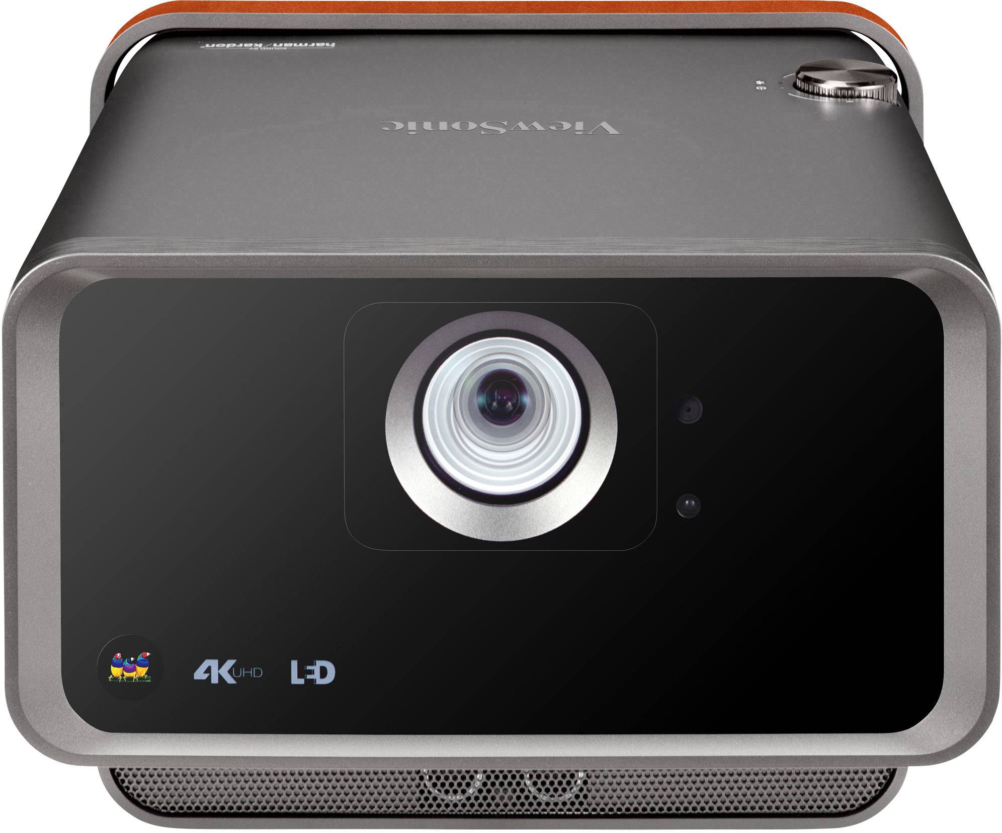 Viewsonic Beamer X10-4K LED 2400 lm 3840 x 2160 UHD 4K automatische Trapezkorrektur, Integrierter Lautsprecher, Kurzdist-1