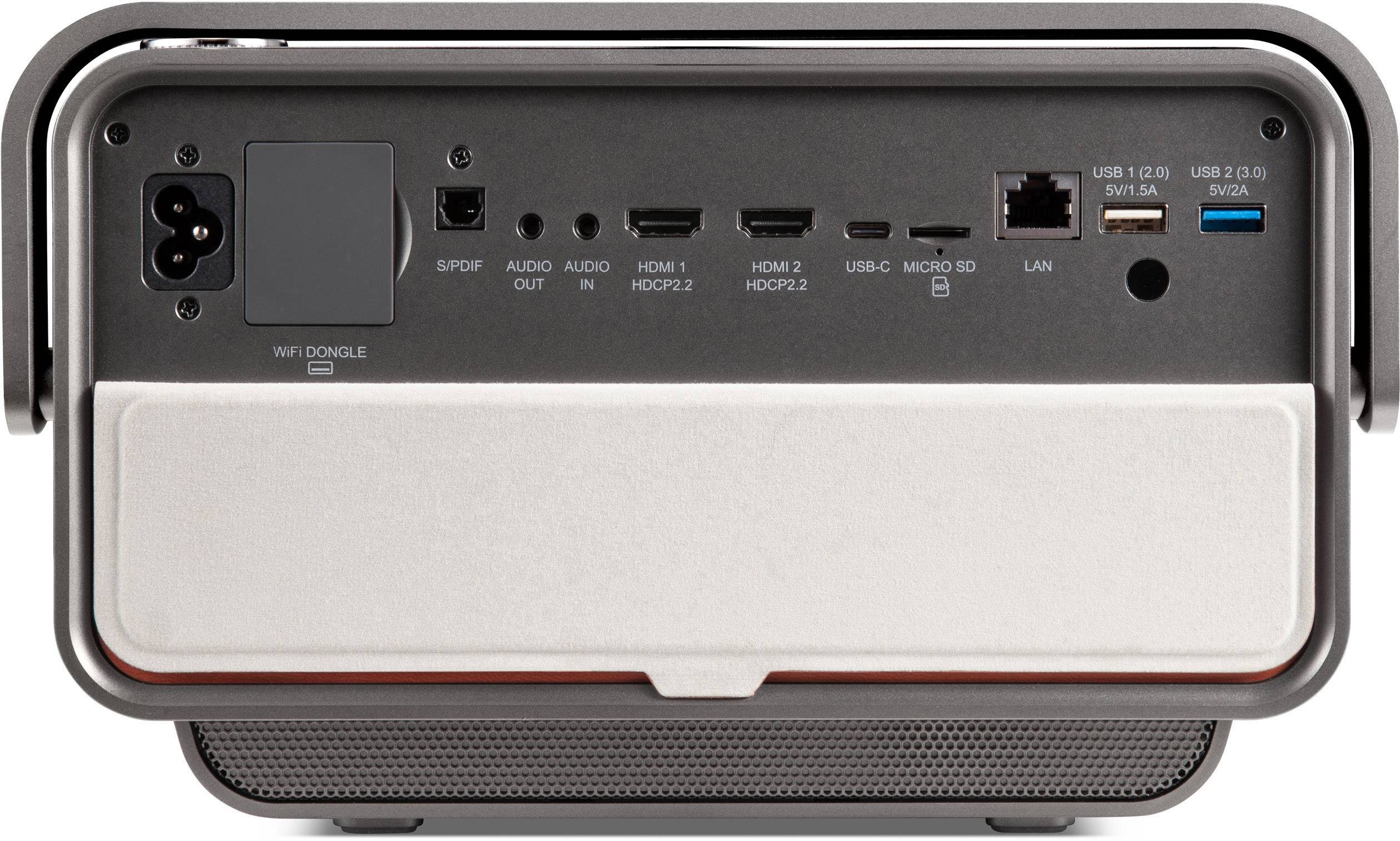 Viewsonic Beamer X10-4K LED 2400 lm 3840 x 2160 UHD 4K automatische Trapezkorrektur, Integrierter Lautsprecher, Kurzdist-9