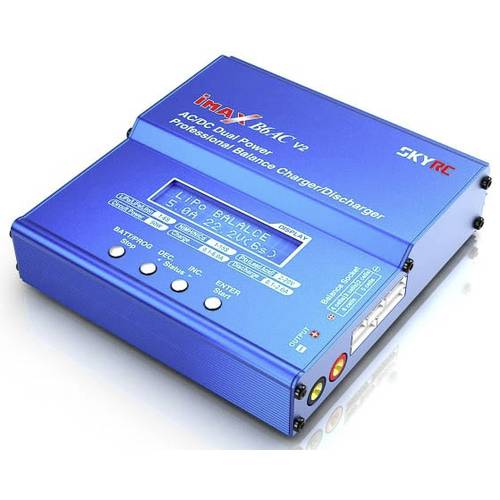SKYRC B6AC V2 Modellbau-Multifunktionsladegerät 6 A LiPo, LiFePO, LiIon, NiMH, NiCd, Blei