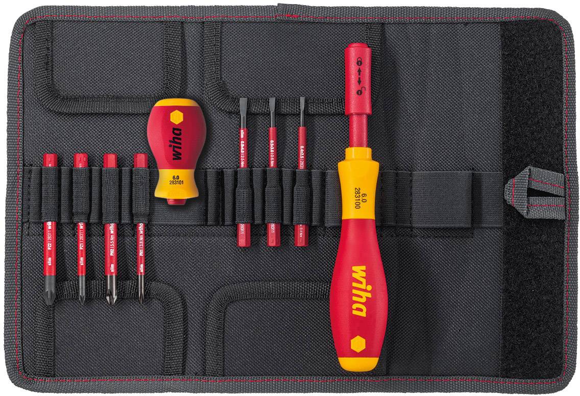 Wiha VDE Schraubendreher-Set 10teilig Schlitz, Pozidriv, Plus/Minus
