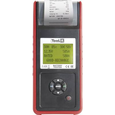 Toolit PBT600 - START/STOP Kfz-Batterietester, Batterieüberwachung