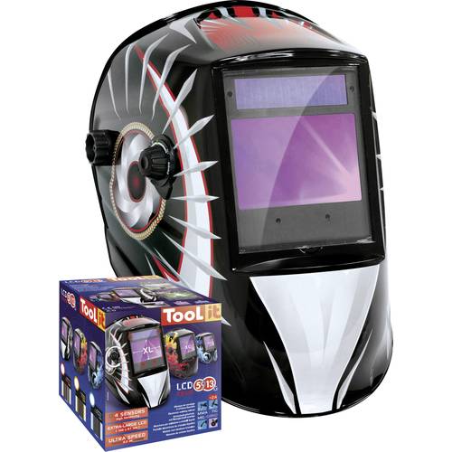 Thumbnail - Toolit 5-9/9-13 G INDIAN 038332 Schweißerschutzhelm EN 175, EN 379 Schwarz