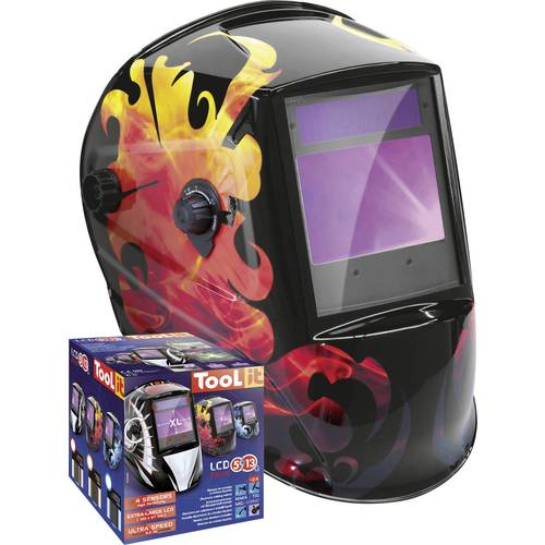 Thumbnail - Toolit 5-9 / 9-13 G FIRE 044098 Schweißerschutzhelm EN 175, EN 397 Schwarz