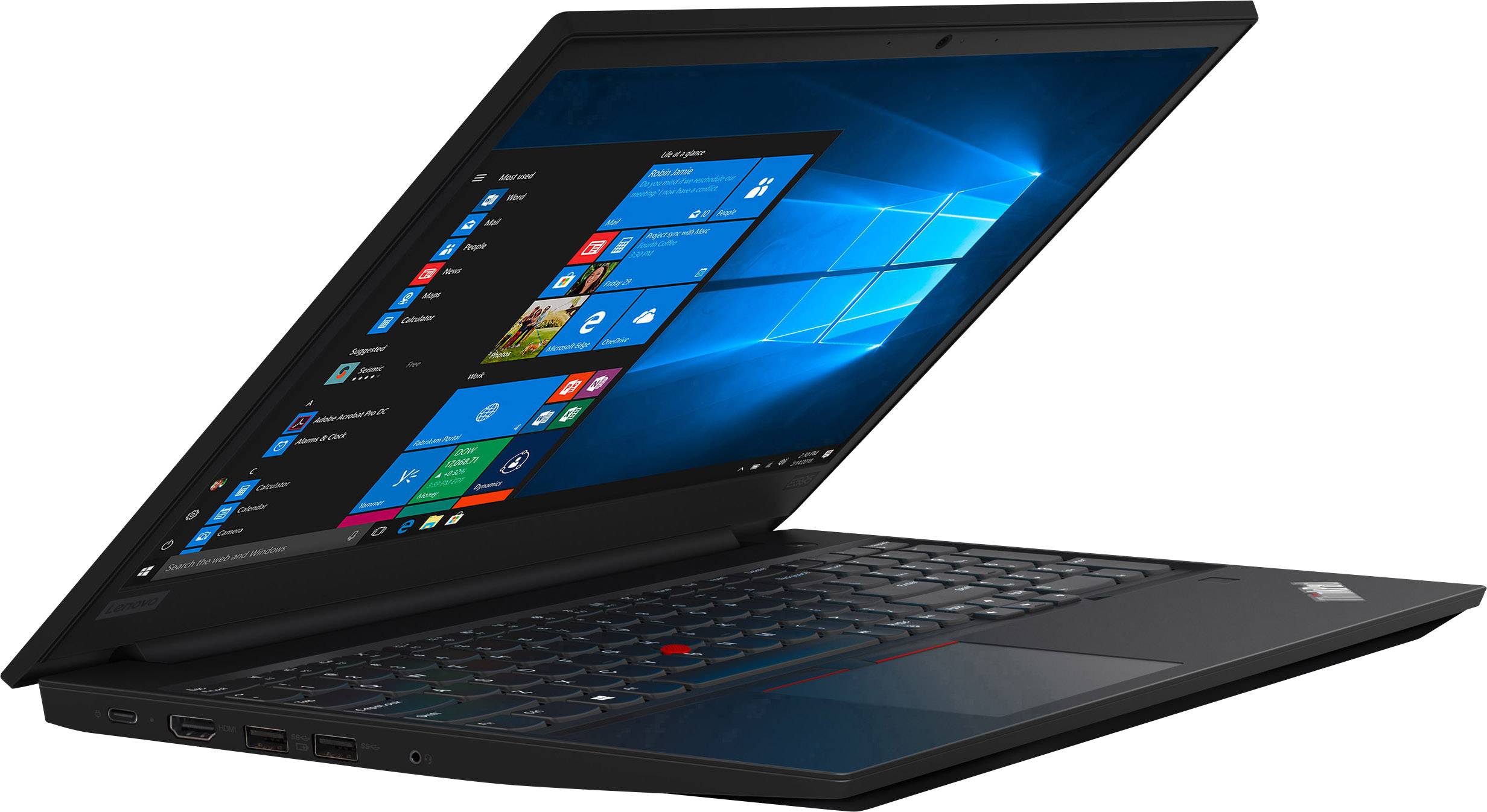 Lenovo Notebook 39.6 cm (15.6 Zoll) Full-HD+ AMD 3500U 16 GB RAM 512 GB SSD Deutsch, QWERTZ Aluminium 20NF001HGE-1