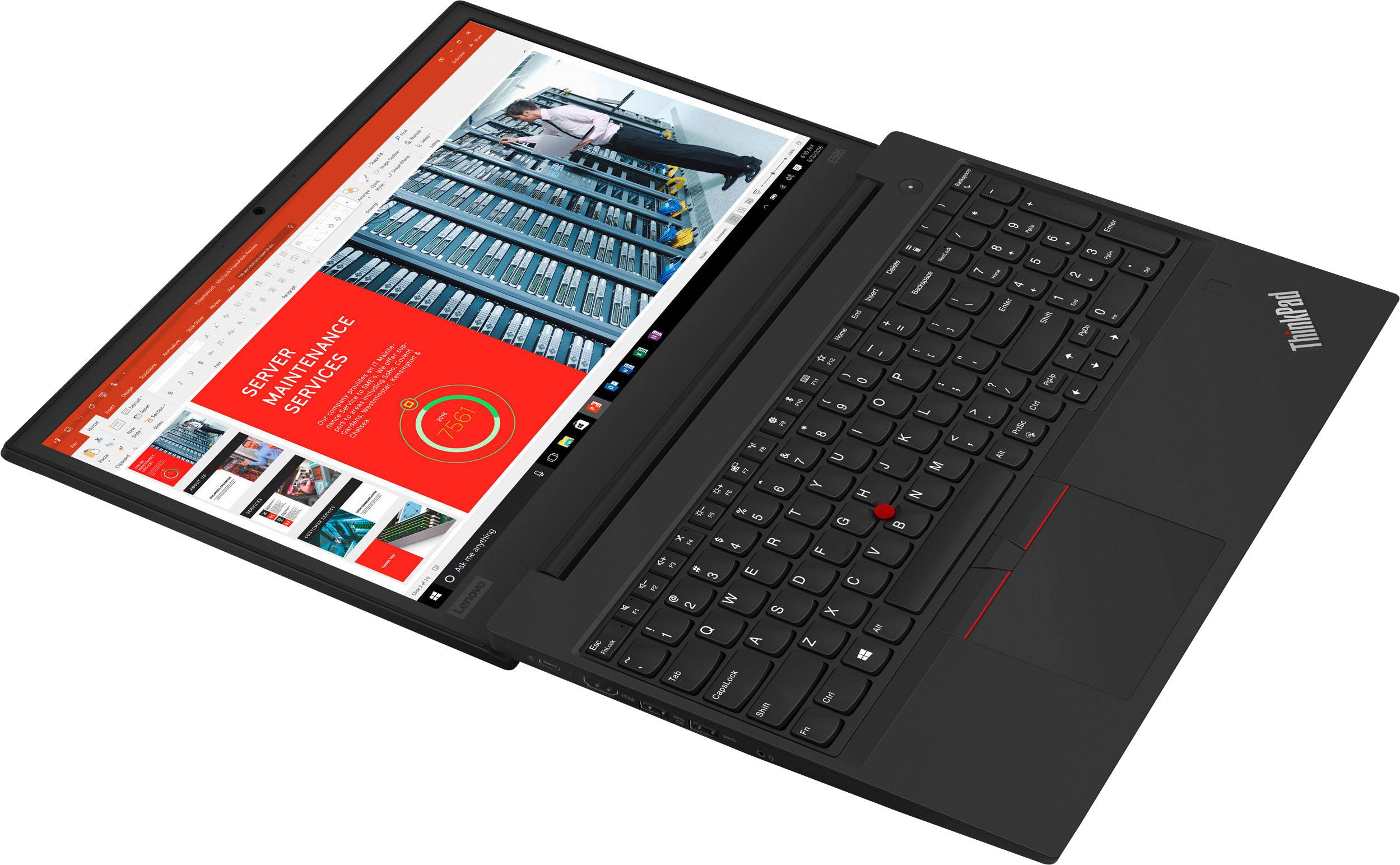 Lenovo Notebook 39.6 cm (15.6 Zoll) Full-HD+ AMD 3500U 16 GB RAM 512 GB SSD Deutsch, QWERTZ Aluminium 20NF001HGE-8