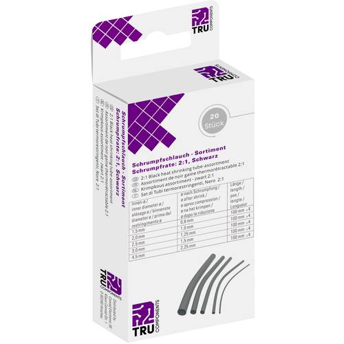 TRU COMPONENTS T1904CA042 Schrumpfschlauchsortiment 20 Teile