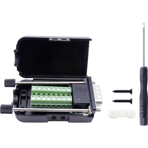 TRU COMPONENTS T1904C098 D-SUB Stiftleisten-Set Polzahl: 15 Schrauben 1 St.