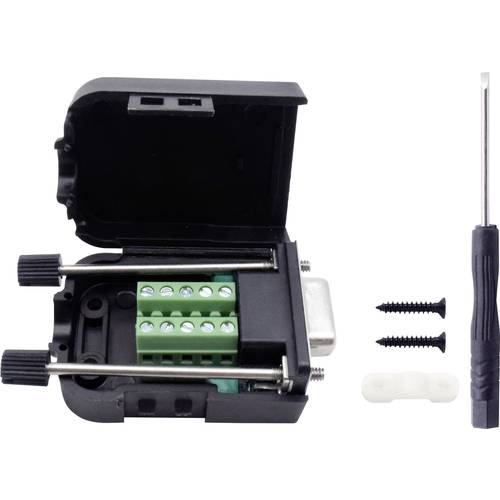 TRU COMPONENTS T190C4089 D-SUB Einbaubuchse Polzahl: 9 Schrauben 1 St.