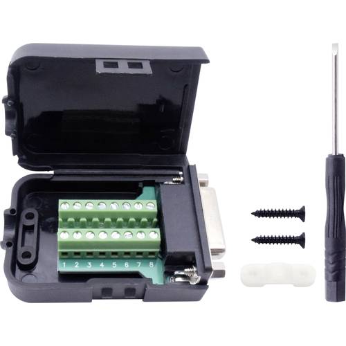 TRU COMPONENTS T1904C093 D-SUB Buchsenleisten-Set Polzahl: 15 Schrauben 1 St.