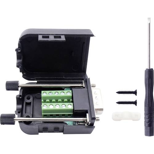 TRU COMPONENTS T190C4088 D-SUB Einbaustecker Polzahl: 9 Schrauben 1 St.