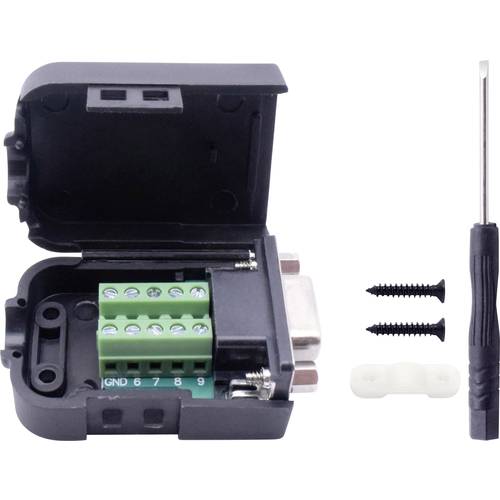 TRU COMPONENTS T1904C091 D-SUB Einbaubuchse Polzahl: 9 Schrauben 1 St.