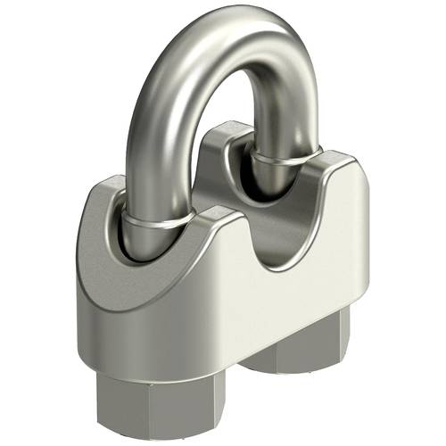 Thumbnail - OBO Bettermann 5302182 Drahtseilklemme 8 mm Stahl 10 St.