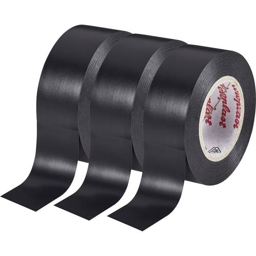 Coroplast 302 Isolierband Schwarz (L x B) 10 m x 15 mm 3 St.