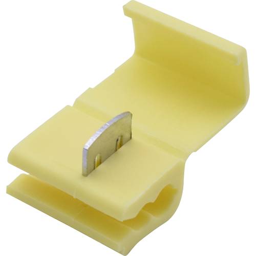 TRU COMPONENTS T1904C105 Abzweigverbinder flexibel: 4-6 mm² starr: 4-6 mm² Polzahl: 2 10 St. Gelb