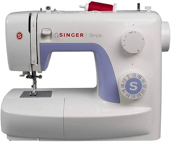 SINGER Simple, Violett, Weiß, Automatische Nähmaschine, Sägen, 1 Schritt, Variabel, Variabel