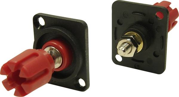 Cliff CP303011X Lautsprecher-Steckverbinder Rot, Schwarz 1 St.