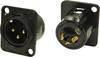 Cliff FC61905N XLR-Steckverbinder Stecker, Einbau Polzahl: 3 Nickel 1 St.