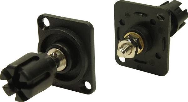 Cliff CP303010X Lautsprecher-Steckverbinder Schwarz, Schwarz 1 St.