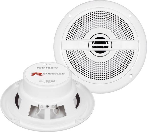 Renegade RXM62W Marine-Lautsprecher 200 W Inhalt: 1 Paar