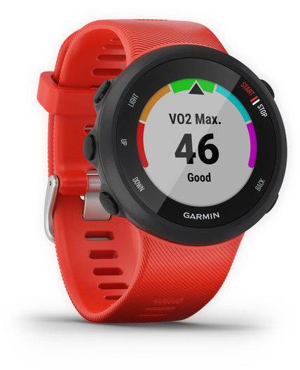 Garmin Forerunner 45 - Schwarz - intelligente Uhr mit Band - Silikon - Lava Red - Bandgröße: L - Anzeige 2.6 cm (1.04")-7