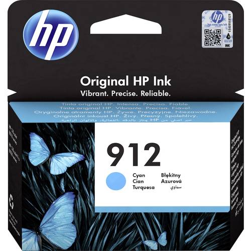 HP 912 Druckerpatrone Original Cyan 3YL77AE Tinte