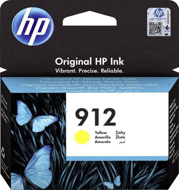 HP 912 Druckerpatrone  Original Gelb 3YL79AE Tinte