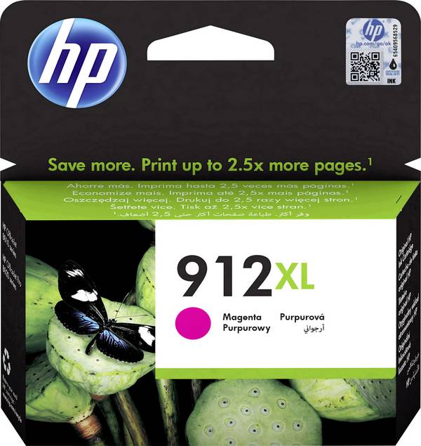HP 912XL Druckerpatrone  Original Magenta 3YL82AE Tinte
