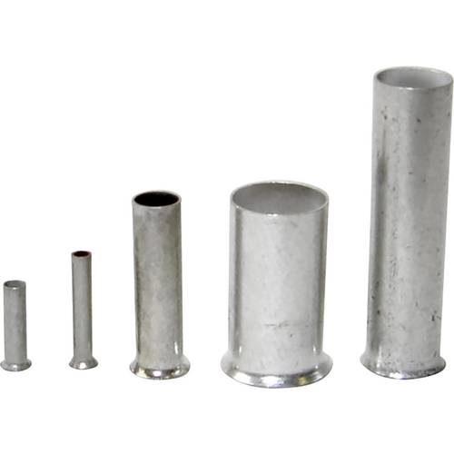 WKK Co 010007 Aderendhülse 1 mm² Unisoliert Kupfer 1000 St.